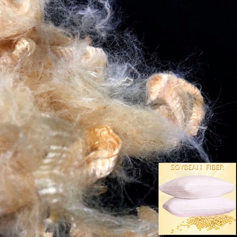 1.5Dx51MM Natural Soybean Protein Fiber Antibacterial For Filling