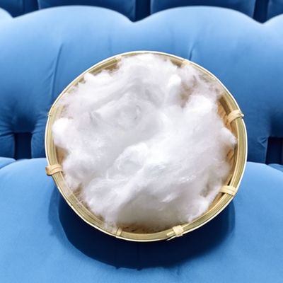 Fibre d'étape polyester à faible fusion pour une meilleure résistance du tissu